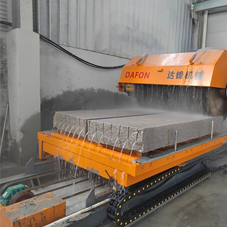 Curb Stone Cutting Machine Line（slicing+edge cutting）